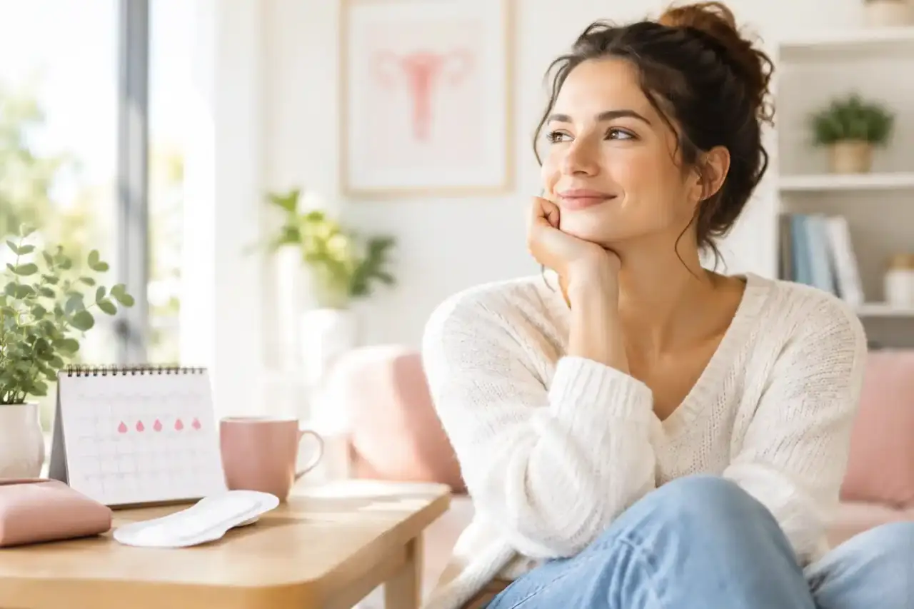 Patiente échangeant avec une professionnelle de santé au sujet de son cycle menstruel