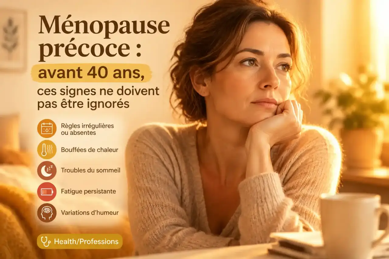 Ménopause précoce : avant 40 ans, ces signes ne doivent pas être ignorés