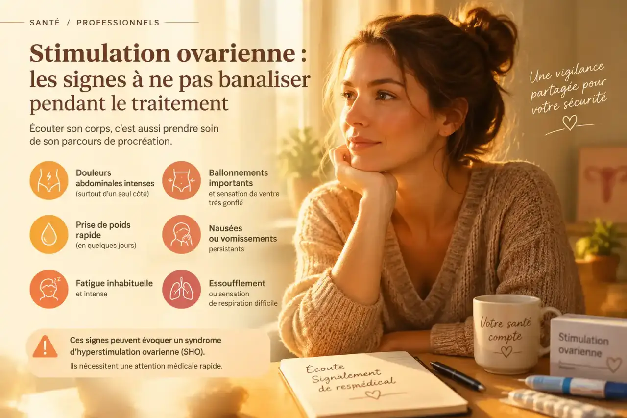 Stimulation ovarienne : les signes à ne pas banaliser pendant le traitement
